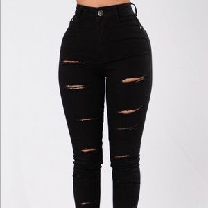 *NEW* Fashion Nova High Waisted Black Jeans